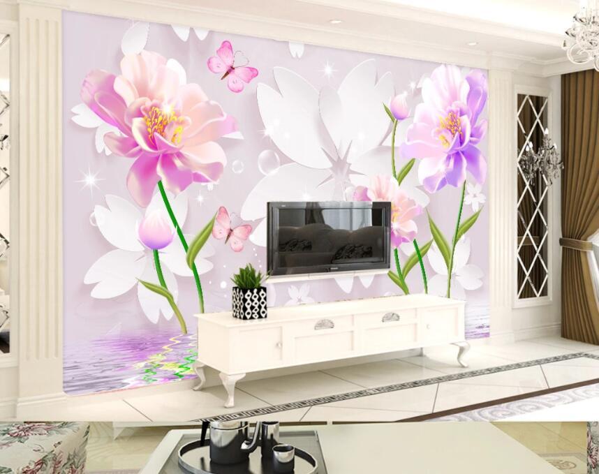3D Flower 967 Wall Murals Wallpaper AJ Wallpaper 2 