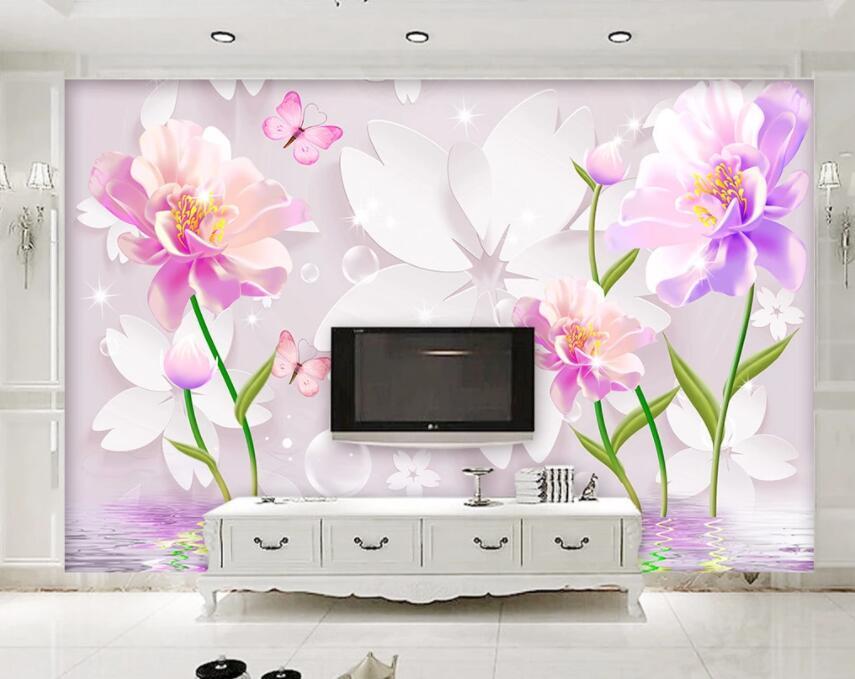 3D Flower 967 Wall Murals Wallpaper AJ Wallpaper 2 