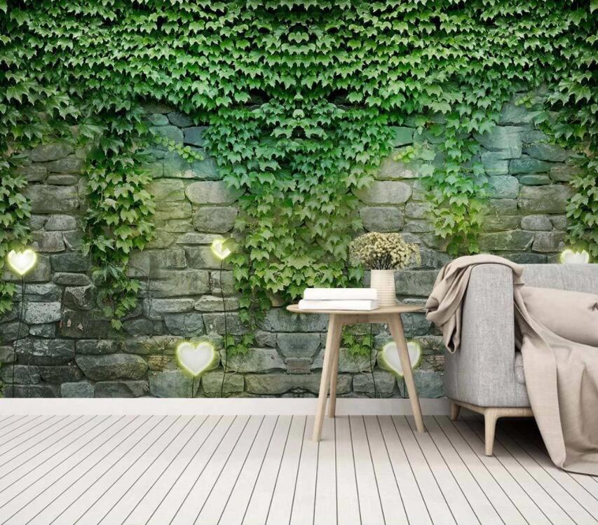 3D Green Plant 487 Wall Murals Wallpaper AJ Wallpaper 2 