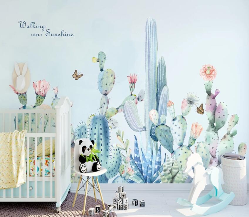 3D Cactus 545 Wall Murals Wallpaper AJ Wallpaper 2 