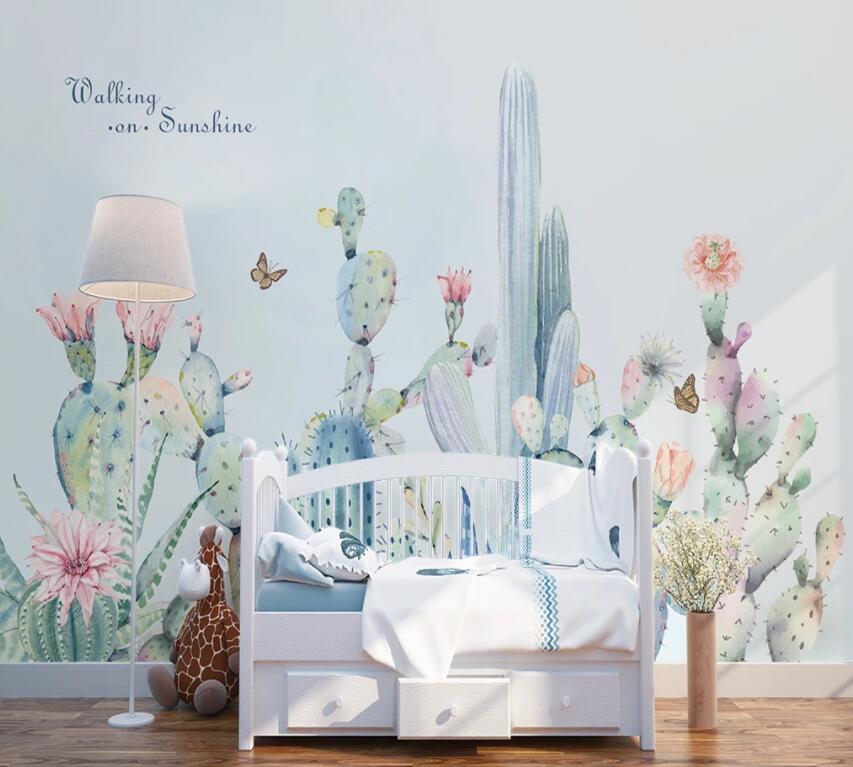 3D Cactus 545 Wall Murals Wallpaper AJ Wallpaper 2 