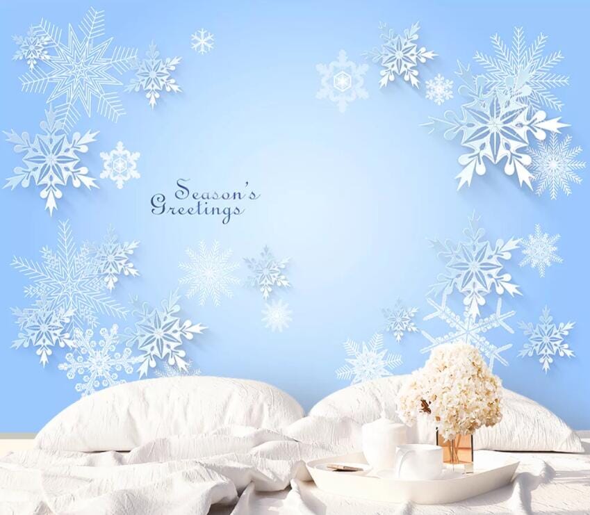 3D Snowflake1856 Wall Murals Wallpaper AJ Wallpaper 2 