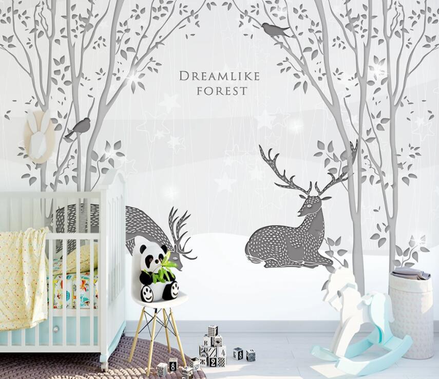 3D Animal Forest 480 Wall Murals Wallpaper AJ Wallpaper 2 