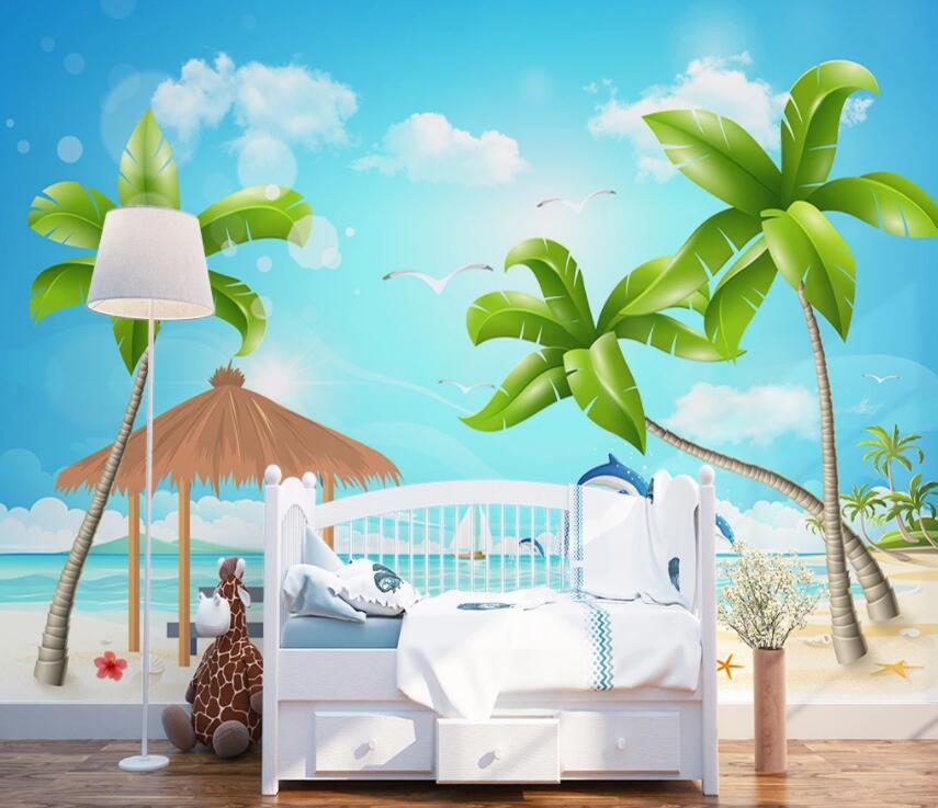 3D Beach Sunshine 463 Wall Murals Wallpaper AJ Wallpaper 2 