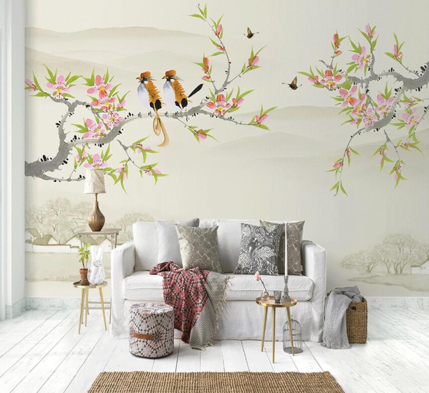 3D Tree Branch 419 Wall Murals Wallpaper AJ Wallpaper 2 