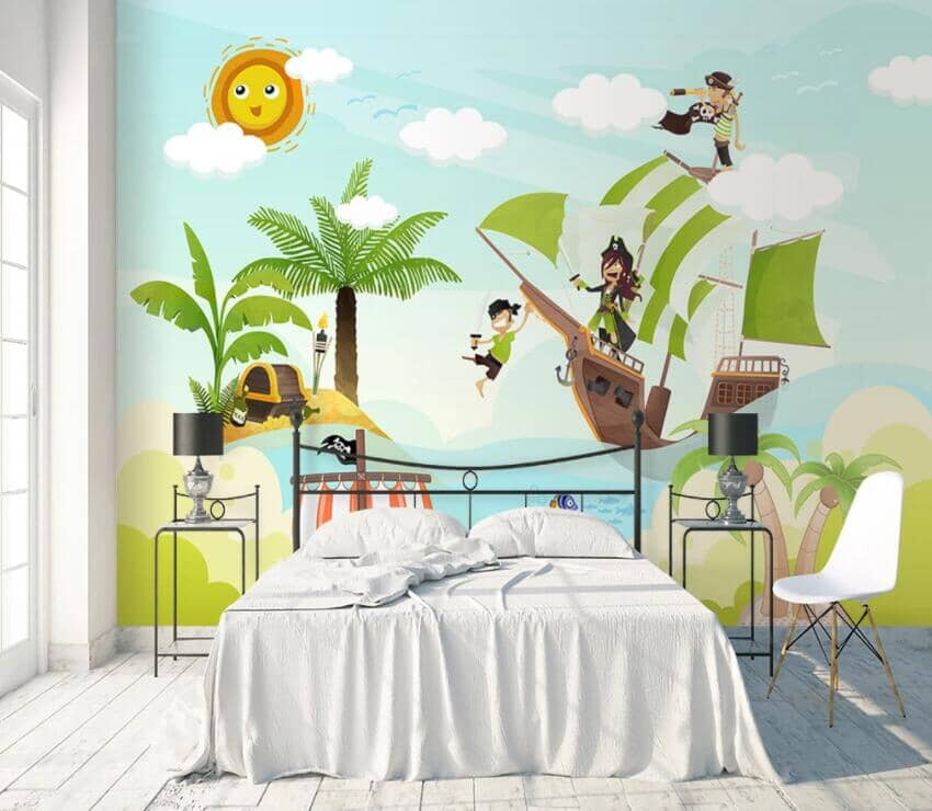 3D Sun Coconut 1781 Wall Murals Wallpaper AJ Wallpaper 2 