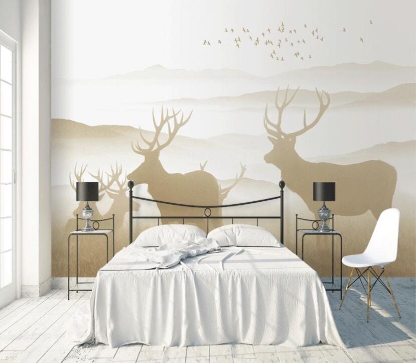 3D Forest Fawn 1704 Wall Murals Wallpaper AJ Wallpaper 2 