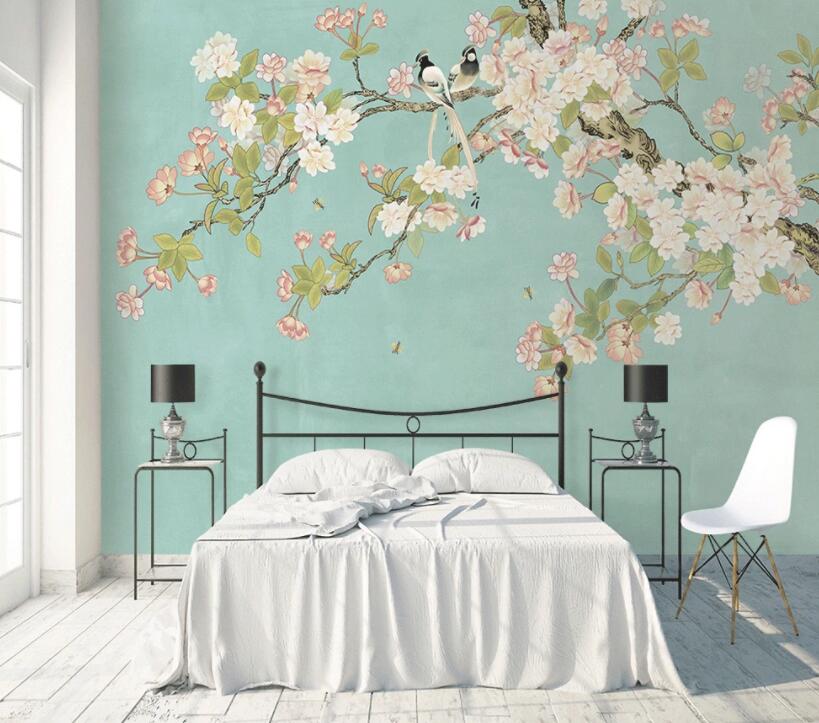 3D Flowering Branches 305 Wall Murals Wallpaper AJ Wallpaper 2 
