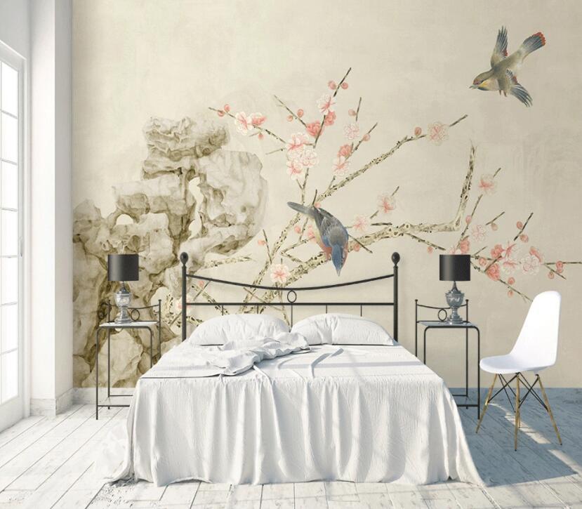 3D Birds And Flowers 294 Wall Murals Wallpaper AJ Wallpaper 2 