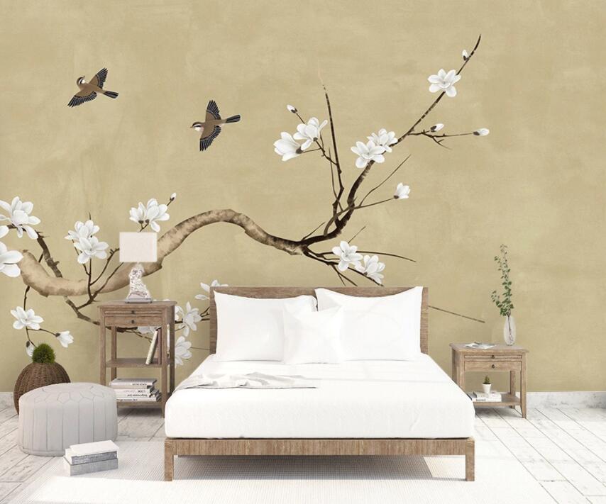 3D Birds And Flowers 292 Wall Murals Wallpaper AJ Wallpaper 2 