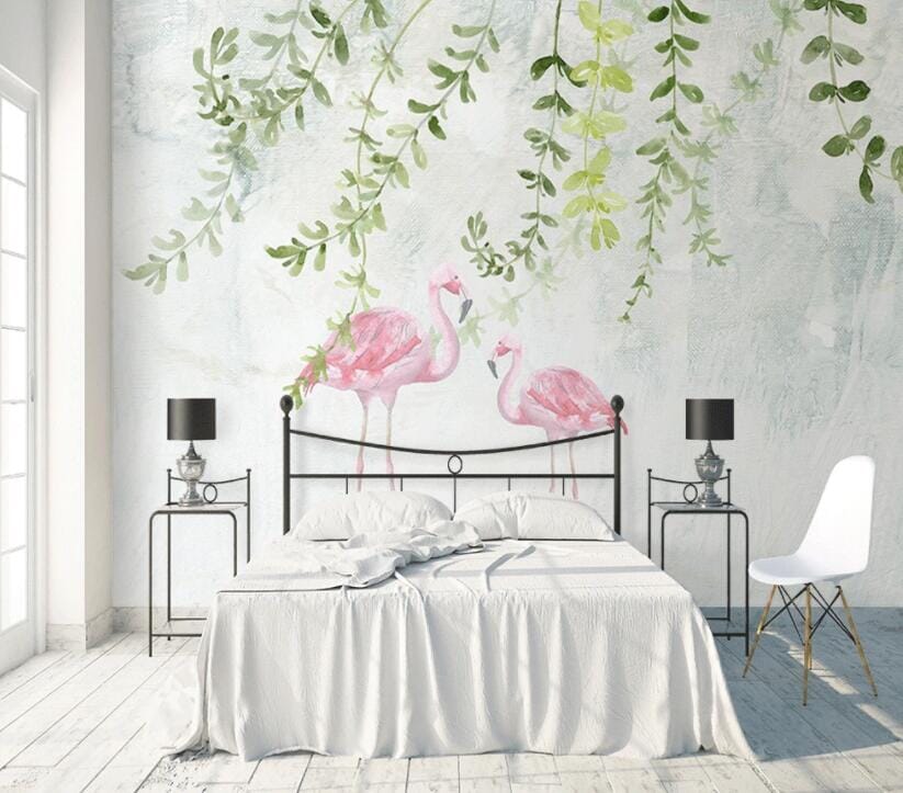 3D Green Leaf 1656 Wall Murals Wallpaper AJ Wallpaper 2 