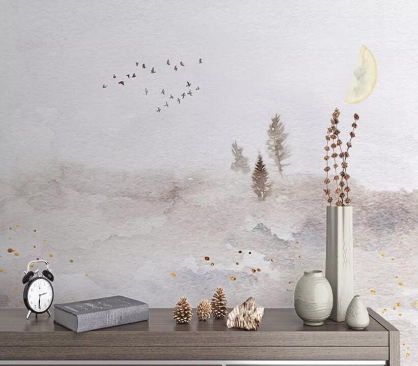 3D Yellow Steppe 1605 Wall Murals Wallpaper AJ Wallpaper 2 