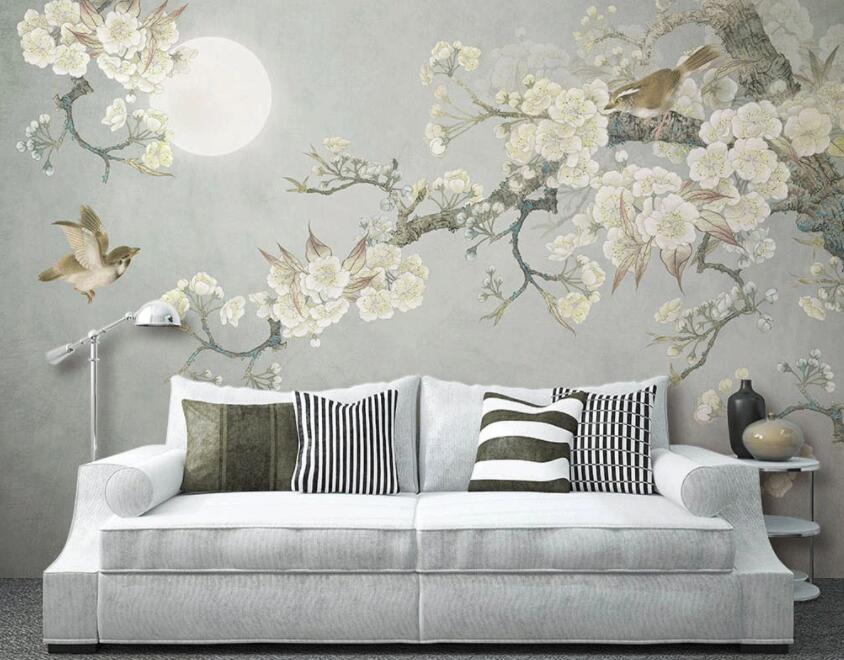 3D Flower Butterfly 169 Wall Murals Wallpaper AJ Wallpaper 2 