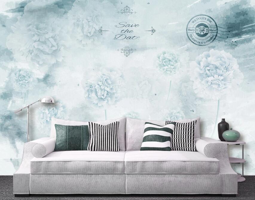 3D Dandelion 087 Wall Murals Wallpaper AJ Wallpaper 2 