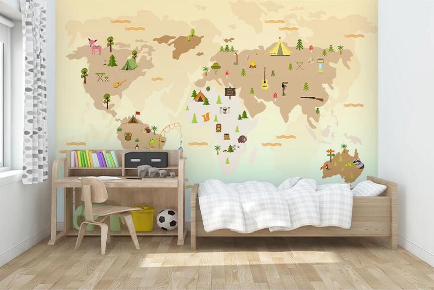 3D Color Map 031 Wall Murals Wallpaper AJ Wallpaper 2 