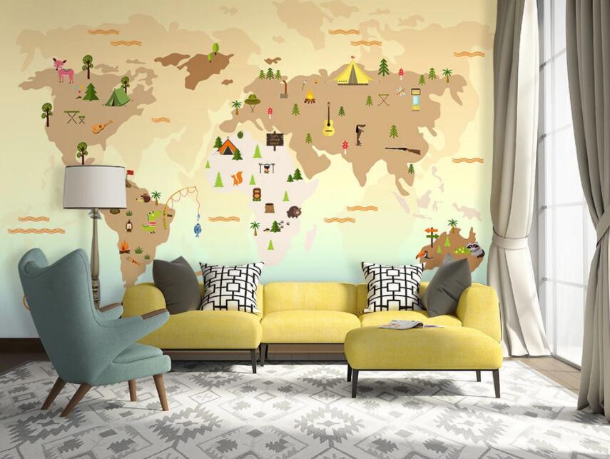 3D Color Map 031 Wall Murals Wallpaper AJ Wallpaper 2 