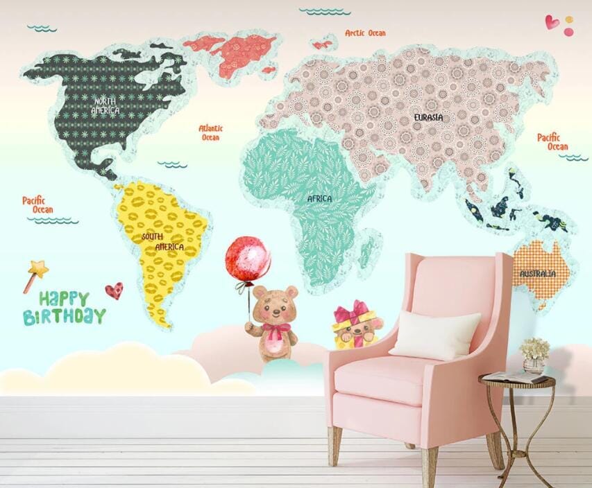3D Color Map 1412 Wall Murals Wallpaper AJ Wallpaper 2 