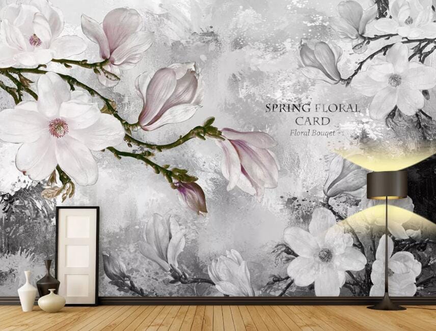 3D Flower Bird 1402 Wall Murals Wallpaper AJ Wallpaper 2 