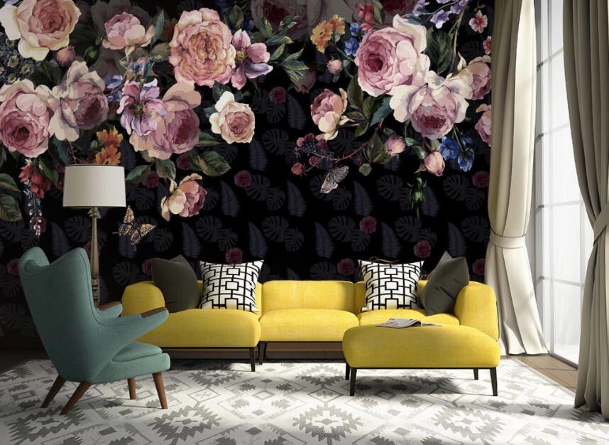 3D Flower 1423 Wall Murals Wallpaper AJ Wallpaper 2 