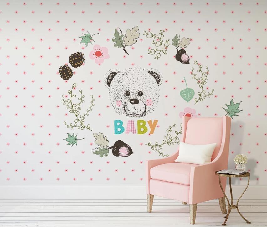 3D Bear 1399 Wall Murals Wallpaper AJ Wallpaper 2 