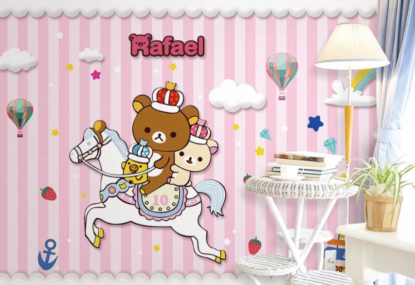 3D Bear 1400 Wall Murals Wallpaper AJ Wallpaper 2 