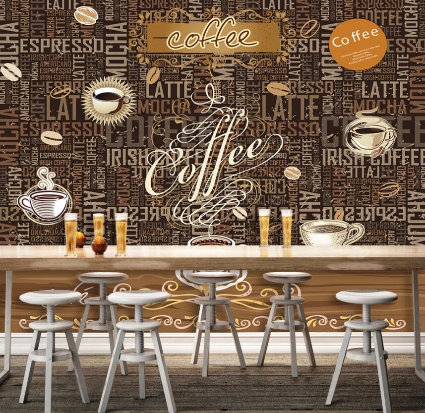 3D Coffee 1369 Food Wall Murals Wallpaper AJ Wallpaper 2 