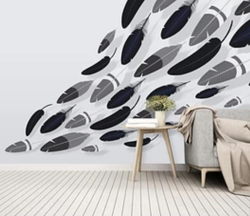 3D Fresh Feather 3074 Wall Murals Wallpaper AJ Wallpaper 2 