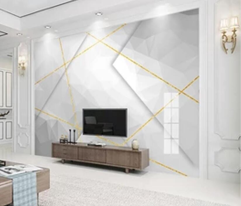 3D Minimalist Lines 3006 Wall Murals Wallpaper AJ Wallpaper 2 