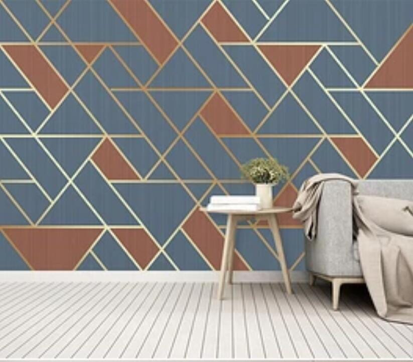 3D Geometric Patchwork 2470 Wall Murals Wallpaper AJ Wallpaper 2 