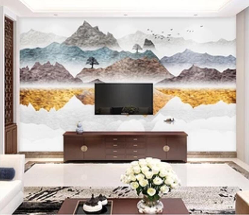 3D River Valley 2305 Wall Murals Wallpaper AJ Wallpaper 2 