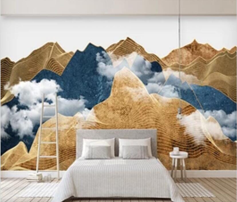 3D Colored Hills 2275 Wall Murals Wallpaper AJ Wallpaper 2 