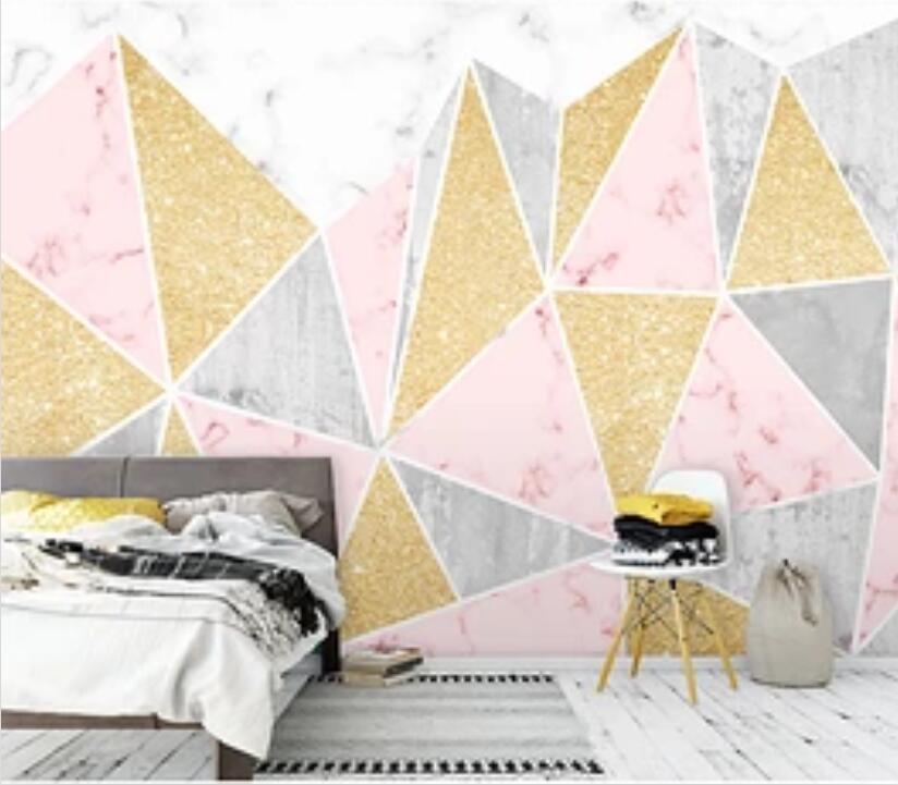3D Colored Triangle 1025 Wall Murals Wallpaper AJ Wallpaper 2 