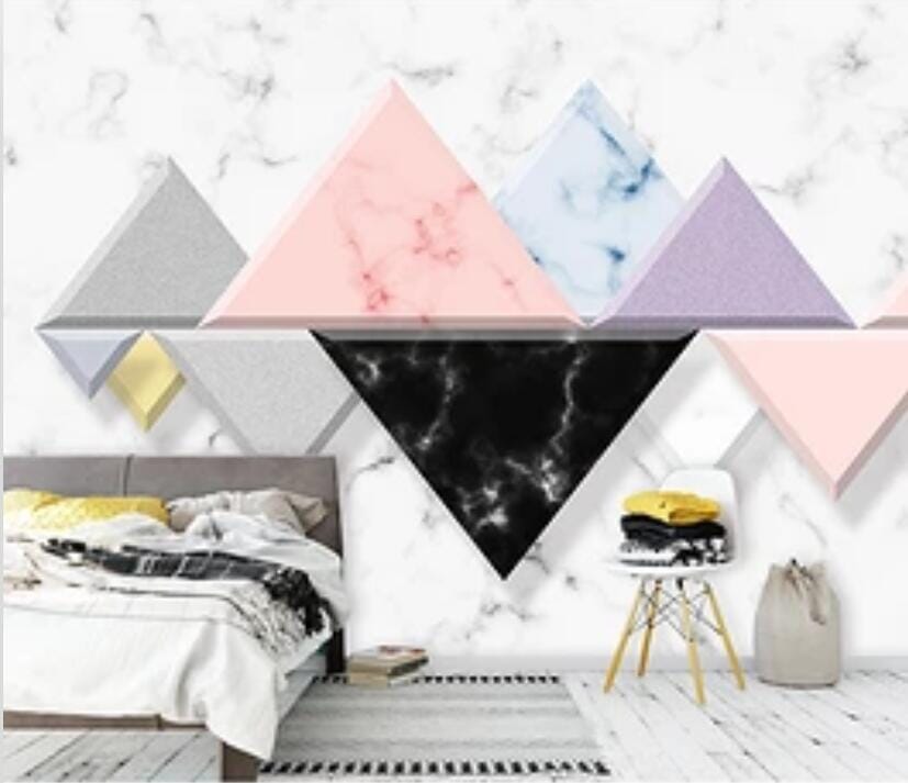 3D Triangle 2243 Wall Murals Wallpaper AJ Wallpaper 2 