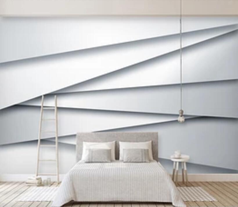 3D White Straight Line 966 Wall Murals Wallpaper AJ Wallpaper 2 