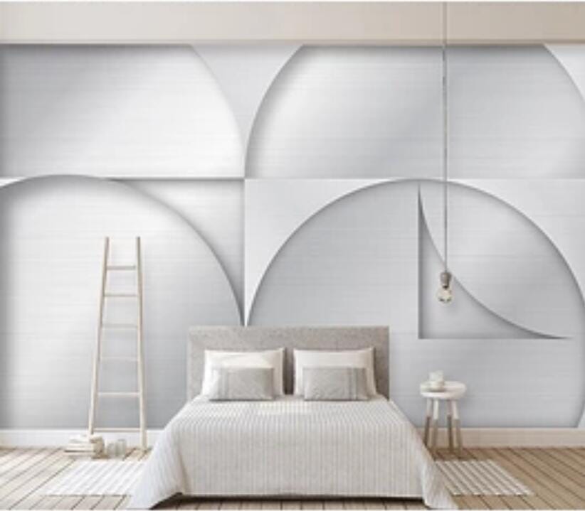 3D White Minimalism 2183 Wall Murals