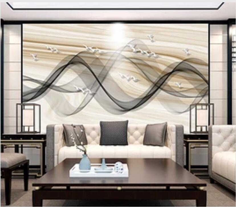 3D Black Wave 889 Wall Murals Wallpaper AJ Wallpaper 2 