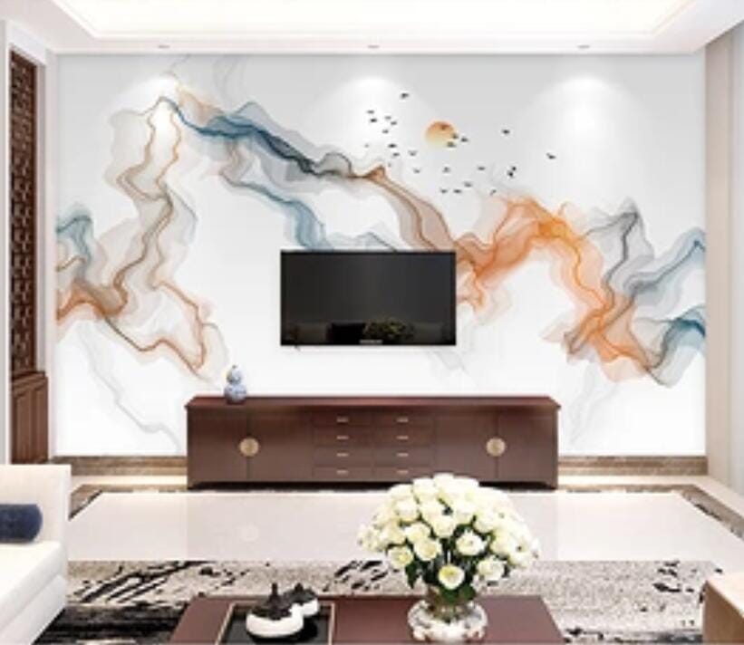 3D Wave Boat 1895 Wall Murals Wallpaper AJ Wallpaper 2 