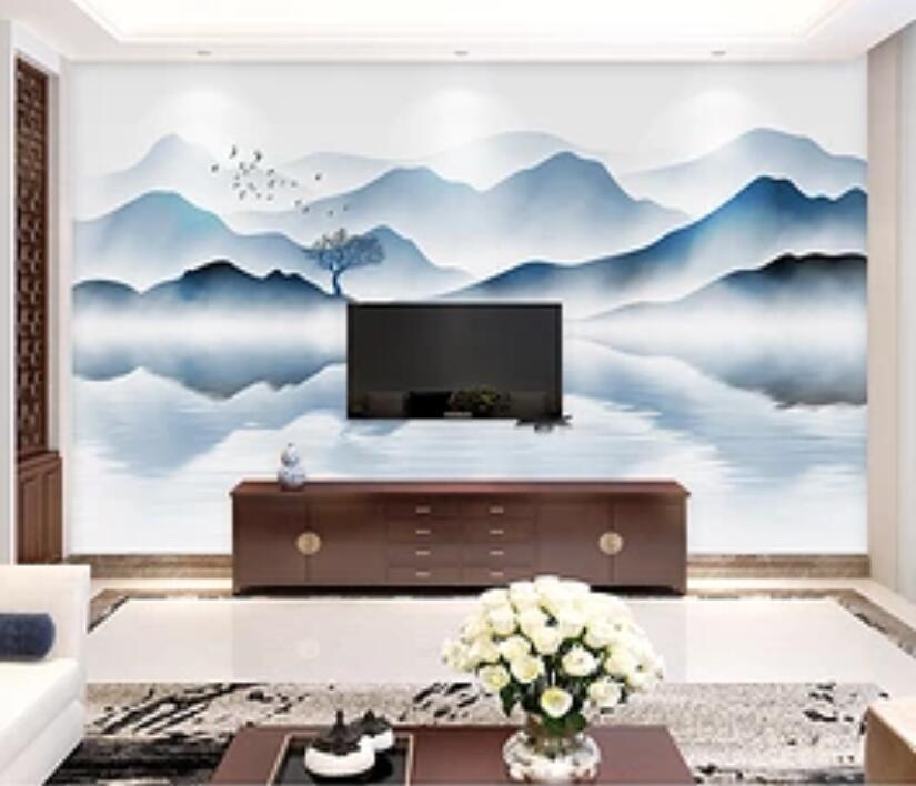 3D Valley Boat 469 Wall Murals Wallpaper AJ Wallpaper 2 