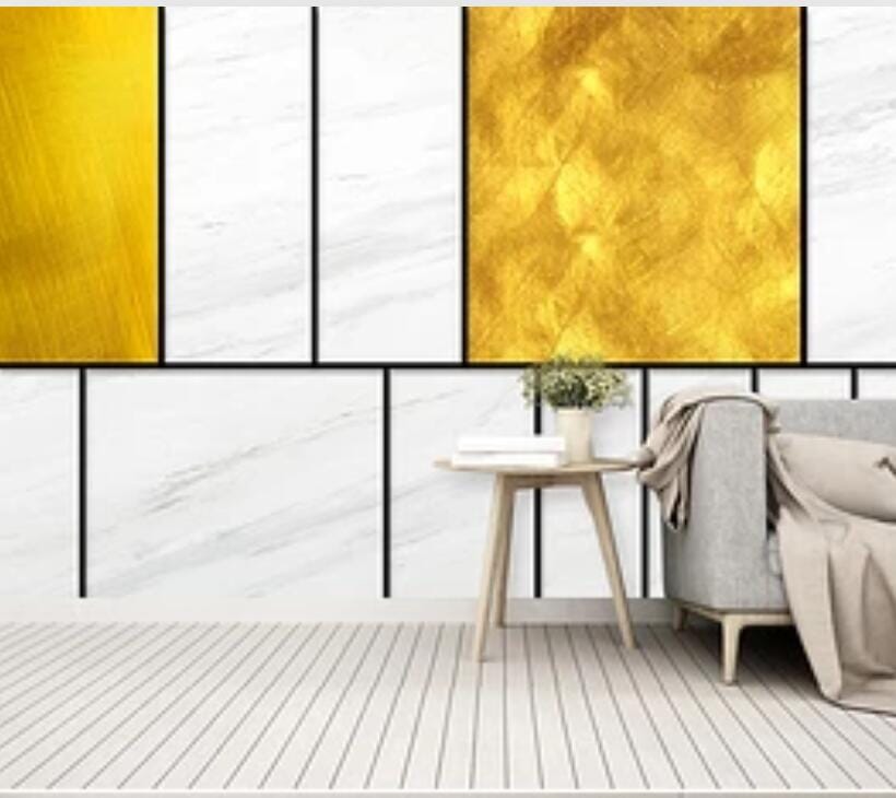 3D Golden Rectangle 1811 Wall Murals Wallpaper AJ Wallpaper 2 