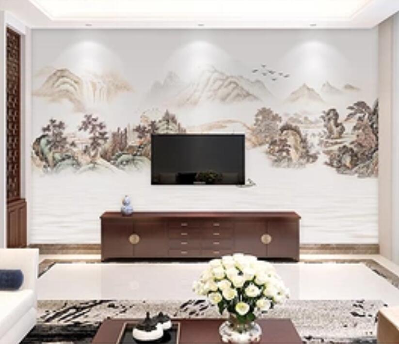 3D Mountain 454 Wall Murals Wallpaper AJ Wallpaper 2 