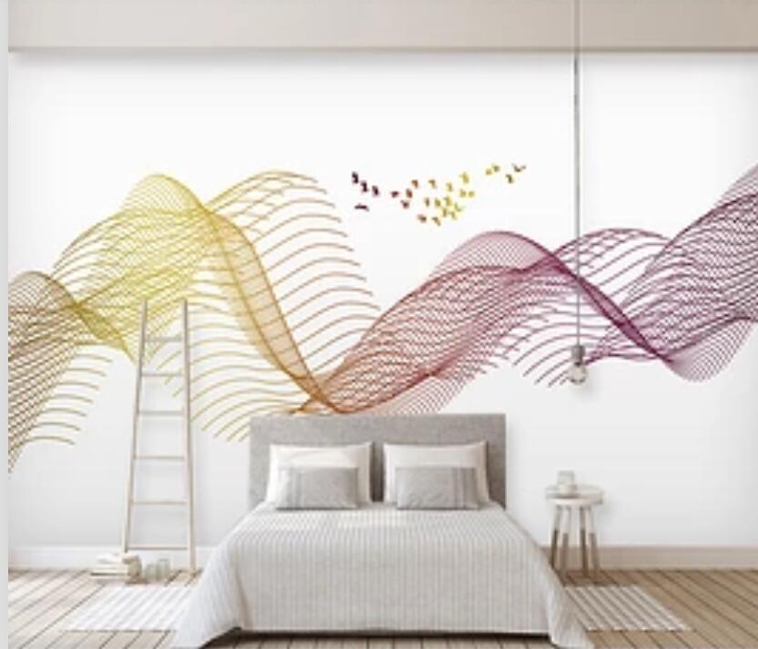 3D Color Wave 432 Wall Murals Wallpaper AJ Wallpaper 2 