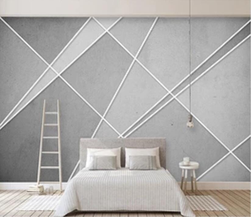 3D Grey Geometry 1772 Wall Murals Wallpaper AJ Wallpaper 2 
