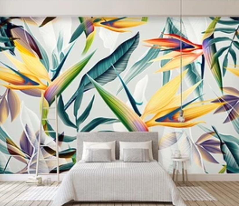 3D Colored Leaves 389 Wall Murals Wallpaper AJ Wallpaper 2 