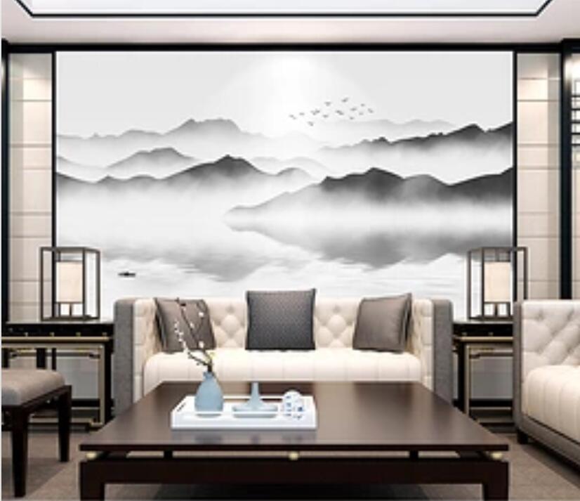 3D Misty Valley 379 Wall Murals Wallpaper AJ Wallpaper 2 