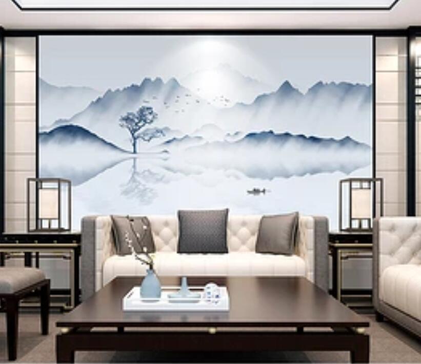 3D Misty Valley 371 Wall Murals Wallpaper AJ Wallpaper 2 