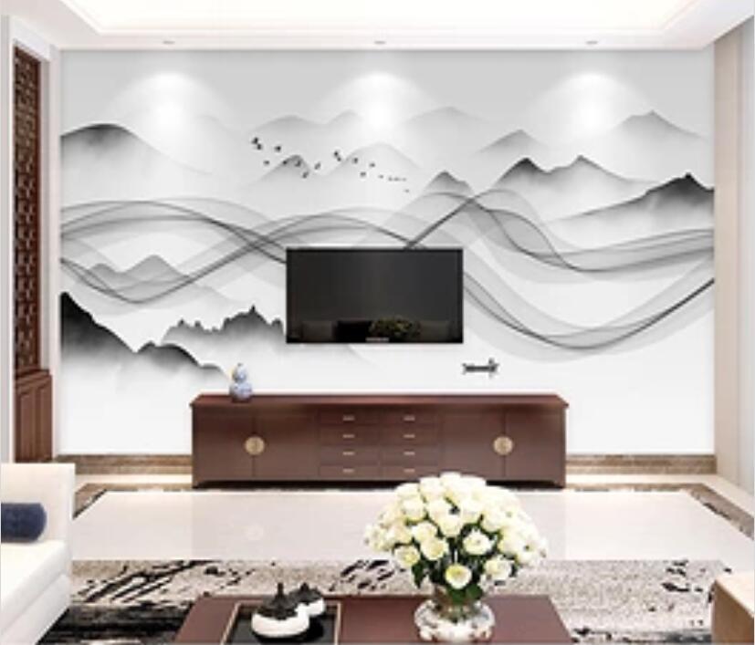 3D Misty Valley 361 Wall Murals Wallpaper AJ Wallpaper 2 