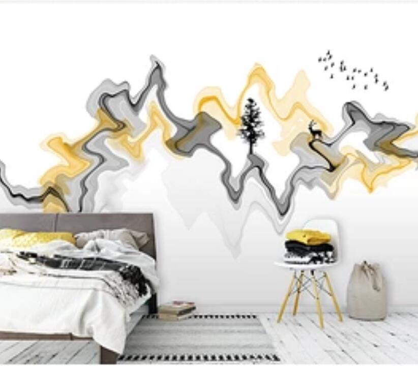 3D Color Wave 335 Wall Murals Wallpaper AJ Wallpaper 2 
