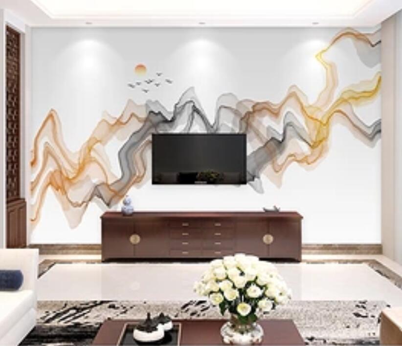 3D Color Wave 325 Wall Murals Wallpaper AJ Wallpaper 2 