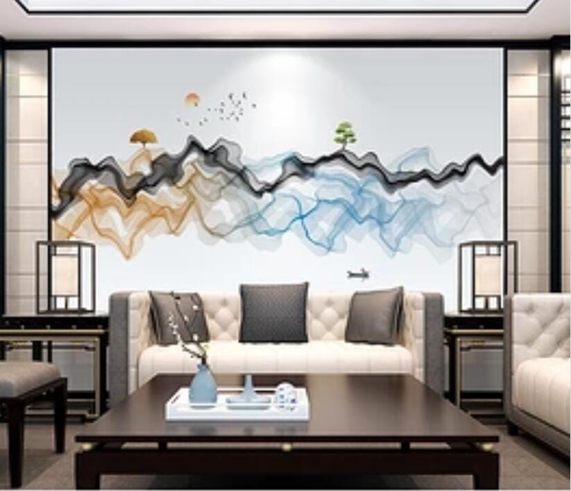 3D Color Wave 1714 Wall Murals Wallpaper AJ Wallpaper 2 