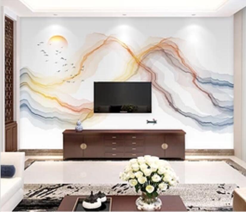 3D Colored Mountain 277 Wall Murals Wallpaper AJ Wallpaper 2 